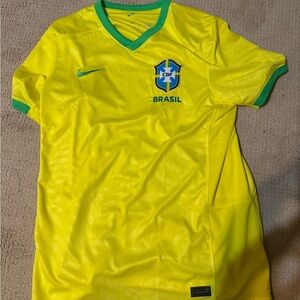 Nike Mens Brazil Soccer Jersey - Yellow